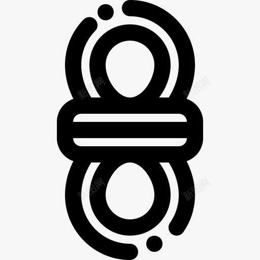 绳索电缆设备图标svg_新图网 https://ixintu.com 家用电器 电缆 线 结 绳索 设备