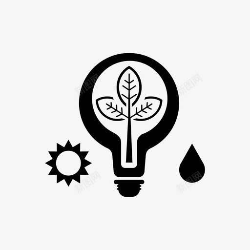 省电图标svg_新图网 https://ixintu.com 省电