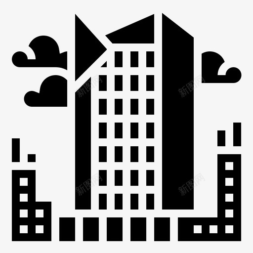 哈姆拉科威特大厦塔楼图标svg_新图网 https://ixintu.com 哈姆 塔楼 大厦 格莱 科威特