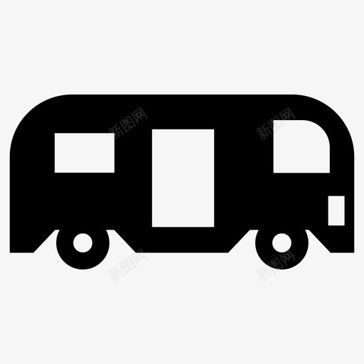露营车探险汽车图标svg_新图网 https://ixintu.com 公路 商队 探险 旅行 汽车 汽车商 露营 驾驶