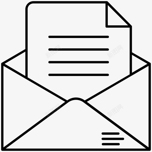 电子邮件文档电子邮件信函电子邮件时事通讯图标svg_新图网 https://ixintu.com 信函 向量 图标 打开 文档 时事 电子邮件 网络 轮廓 通信 通讯