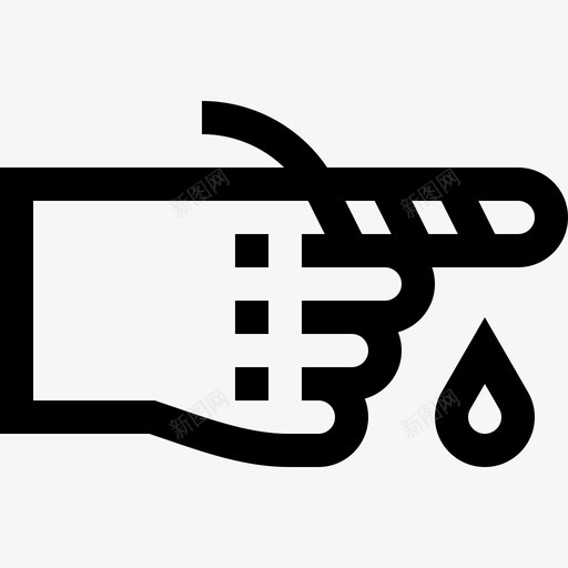 绷带医用36线状图标svg_新图网 https://ixintu.com 医用 线状 绷带
