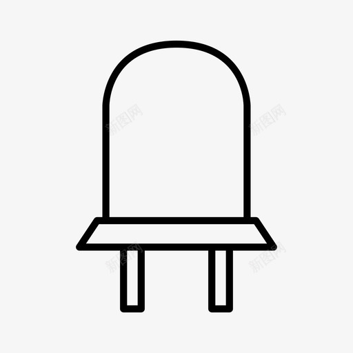 二极管led灯图标svg_新图网 https://ixintu.com 二极管 科学