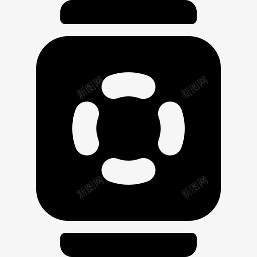 智能手表技术设备填充图标svg_新图网 https://ixintu.com 填充 手表 技术 智能 设备