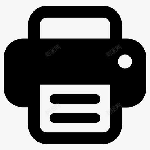 打印机计算机设备办公室图标svg_新图网 https://ixintu.com 办公室 打印机 打印纸 计算机 设备