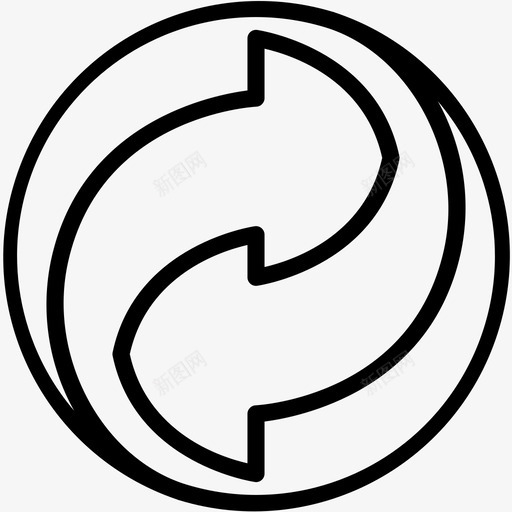 回收塑料制品2线性图标svg_新图网 https://ixintu.com 回收 塑料制品 线性