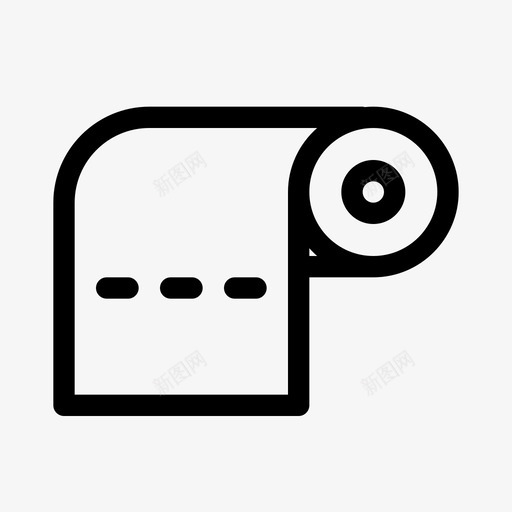 纸厨房卷图标svg_新图网 https://ixintu.com 卫生纸 厨房 厨房用品