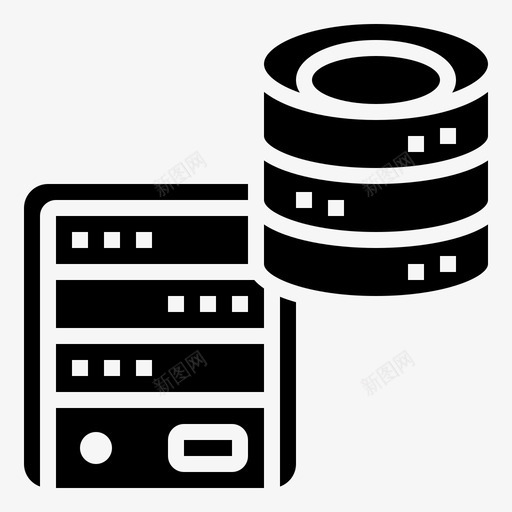 服务器数据库管理2glyph图标svg_新图网 https://ixintu.com glyph 数据库管理2 服务器
