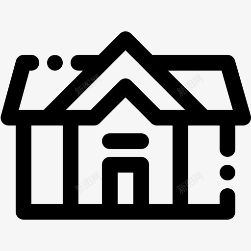 家建筑房产图标svg_新图网 https://ixintu.com 家 家用电器 建筑 房产 房子