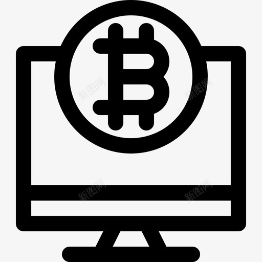 比特币加密货币66线性图标svg_新图网 https://ixintu.com 加密 比特 线性 货币