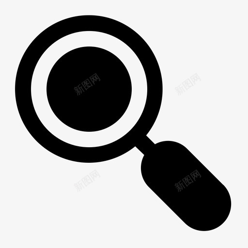 搜索应用程序基本图标svg_新图网 https://ixintu.com 基本 实体 应用程序 搜索 放大镜 查找 用户界面