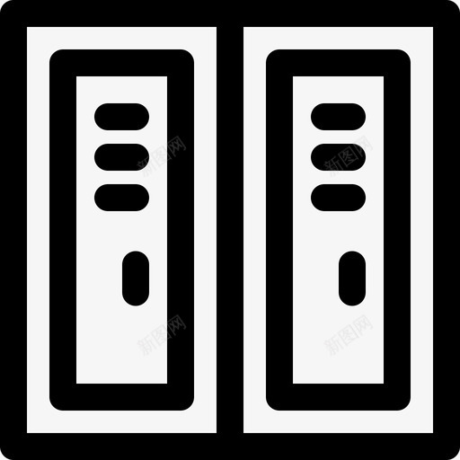 储物柜高中21线性图标svg_新图网 https://ixintu.com 储物柜 线性 高中