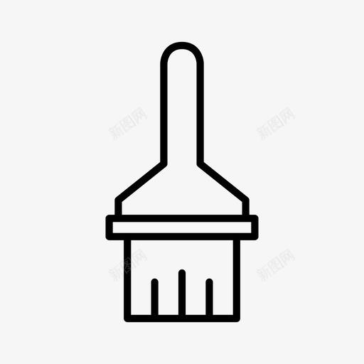刷子油漆工具图标svg_新图网 https://ixintu.com 刷子 工具 油漆
