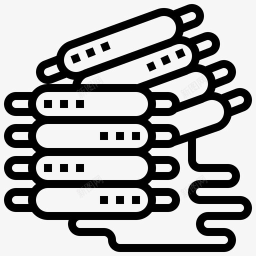 排骨烧烤牛肉图标svg_新图网 https://ixintu.com 排骨 烤牛肉串 烧烤 牛排 牛肉 美味