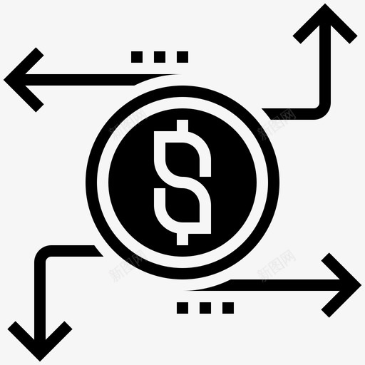 基金股票投资7字形图标svg_新图网 https://ixintu.com 基金 字形 股票投资7