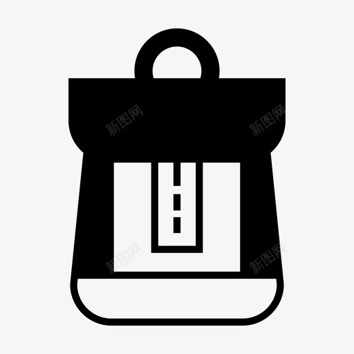 包背包徒步旅行图标svg_新图网 https://ixintu.com 学生 徒步旅行 背包 行李