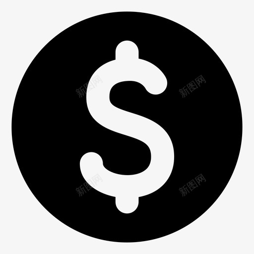 货币硬币现金支付图标svg_新图网 https://ixintu.com 支付 版税 现金 用户界面2 货币硬币