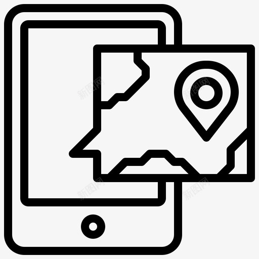 平板电脑iphone显示器图标svg_新图网 https://ixintu.com iphone 位置 屏幕 平板电脑 技术 显示器