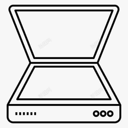 扫描仪数据提取硬件图标svg_新图网 https://ixintu.com 办公室 图标 扫描仪 扫描机 提取 数据 硬件 线图 计算机