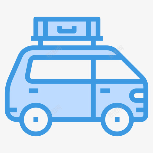 货车15号车蓝色图标svg_新图网 https://ixintu.com 蓝色 货车 车号