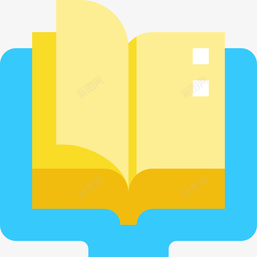 图书学校和教育5平铺图标svg_新图网 https://ixintu.com 图书 学校 平铺 教育
