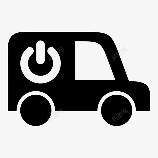 电动车汽车技术图标svg_新图网 https://ixintu.com 交通 技术 汽车 电动车
