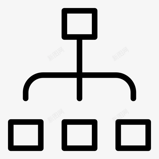图表分支流程图图标svg_新图网 https://ixintu.com 分支 图表 流程图 用户界面 组织