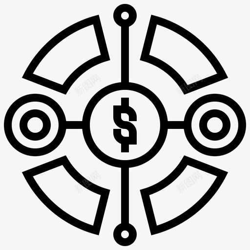 多元化配置资本图标svg_新图网 https://ixintu.com 品种 多元化 投资 股票投资 资本 配置