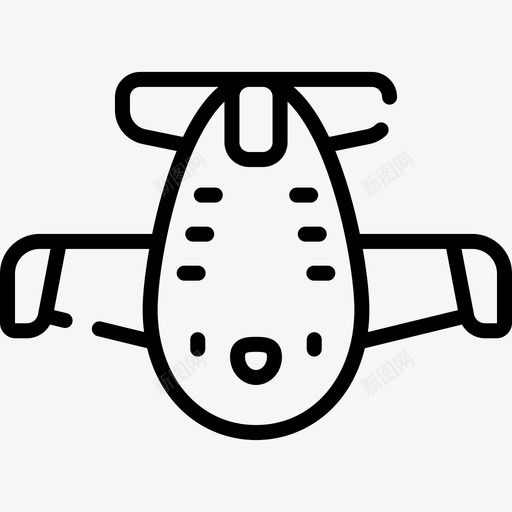 飞机寒假10直线图标svg_新图网 https://ixintu.com 寒假10 直线 飞机