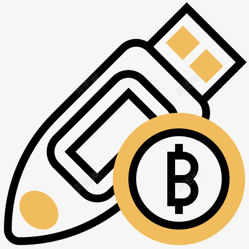 Key区块链39黄色阴影图标svg_新图网 https://ixintu.com Key 区块链39 黄色阴影