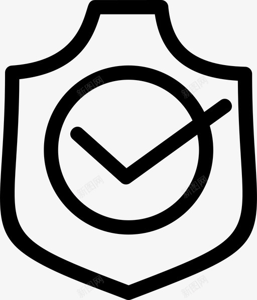 安全防护安全检查标志图标svg_新图网 https://ixintu.com 安全检查标志 安全防护