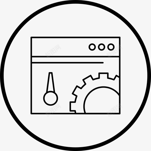 网络优化配置齿轮图标svg_新图网 https://ixintu.com 优化 图标 服务 线图 网络 配置 齿轮