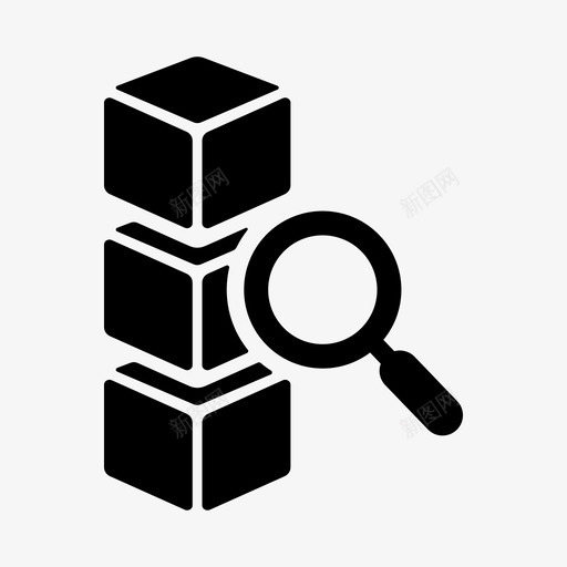 搜索包包裹混合图标svg_新图网 https://ixintu.com 包裹 图标 搜索 混合