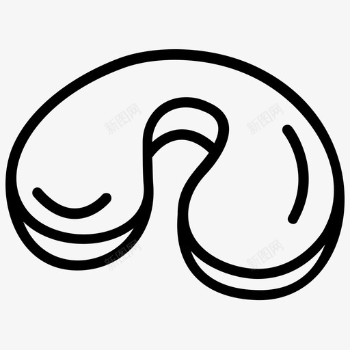 骨科枕头颈部支撑睡眠枕头图标svg_新图网 https://ixintu.com 医疗 图标 支撑 枕头 睡眠 线图 颈部 骨科