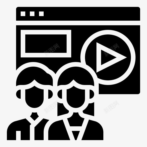 访问者统计唯一图标svg_新图网 https://ixintu.com 唯一 在线 字形 用户 统计 网站 营销 访问者