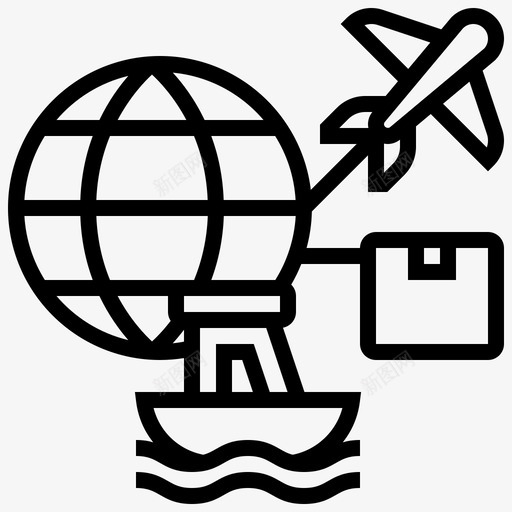国内生产总值国家产品图标svg_新图网 https://ixintu.com 产品 国内生产总值 国家 股票投资线