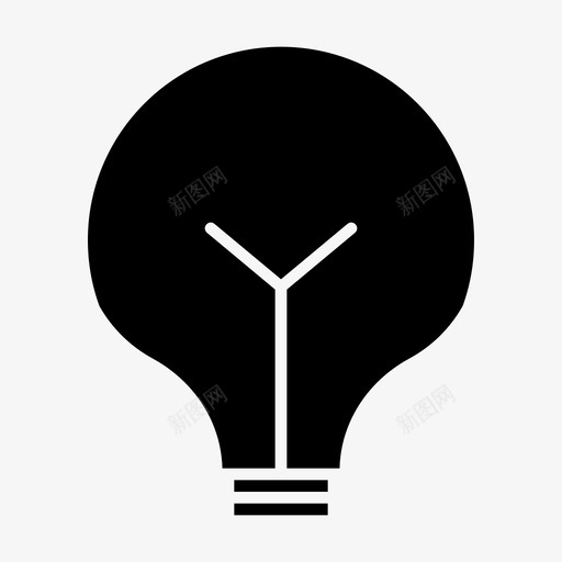 灯聪明勤奋图标svg_新图网 https://ixintu.com 勤奋 想法 教育字形 灯 灵感 聪明