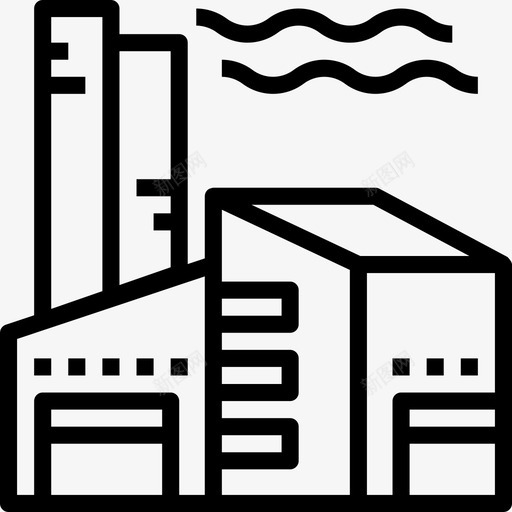 工厂印刷29线性图标svg_新图网 https://ixintu.com 印刷29 工厂 线性