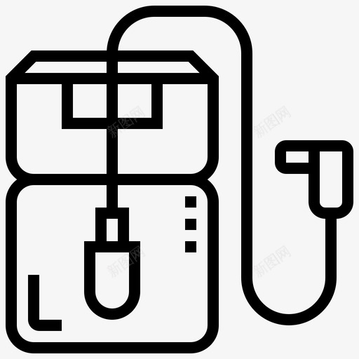 手动泵过滤器便携式图标svg_新图网 https://ixintu.com 便携式 手动 背包 过滤器