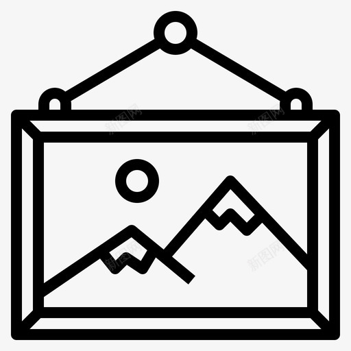 家居生活相框图库图标svg_新图网 https://ixintu.com 图像 图库 图片 家居生活 照片 相框