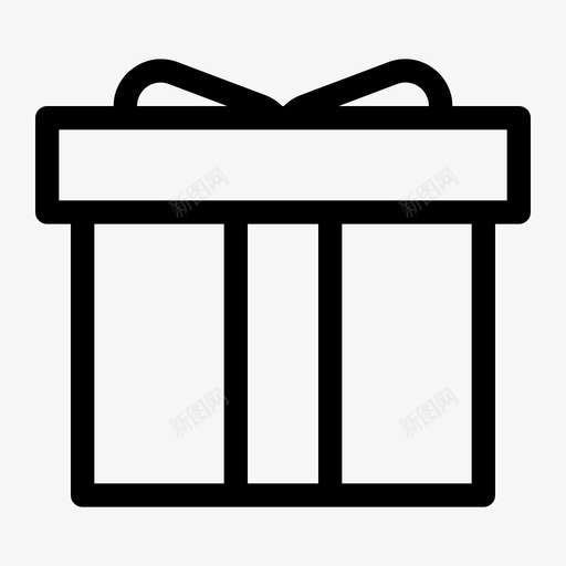 礼品奖励赠送图标svg_新图网 https://ixintu.com 产品 包装 奖励 娱乐 礼品 赠送
