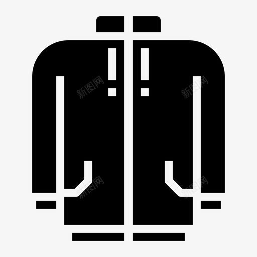 长袖衣服119填充图标svg_新图网 https://ixintu.com 填充 衣服 长袖