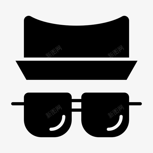 配饰眼镜眼睛视觉时尚图标svg_新图网 https://ixintu.com 帽子 时尚 时尚及配饰雕文 眼睛视觉 配饰眼镜