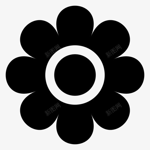 花装饰花花图标svg_新图网 https://ixintu.com 图案 符号 纹身 花纹 装饰 设计
