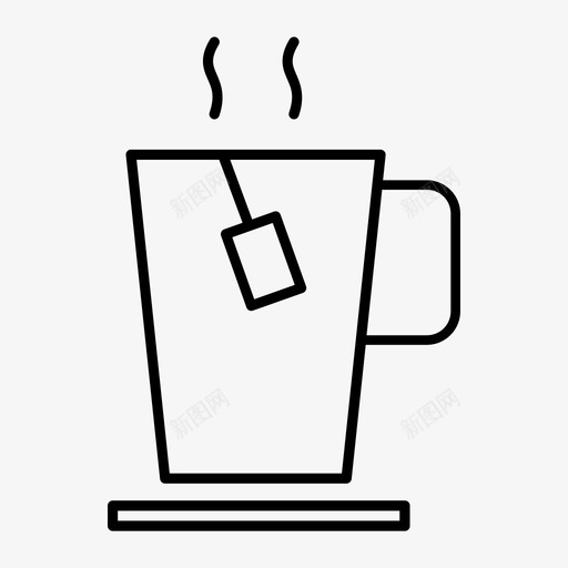 茶饮料热茶图标svg_新图网 https://ixintu.com 热茶 茶 饮料 马克杯