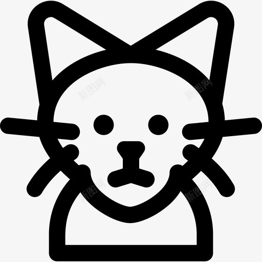 阿比西尼亚猫猫品种5直系图标svg_新图网 https://ixintu.com 品种 尼亚 比西 直系 阿比