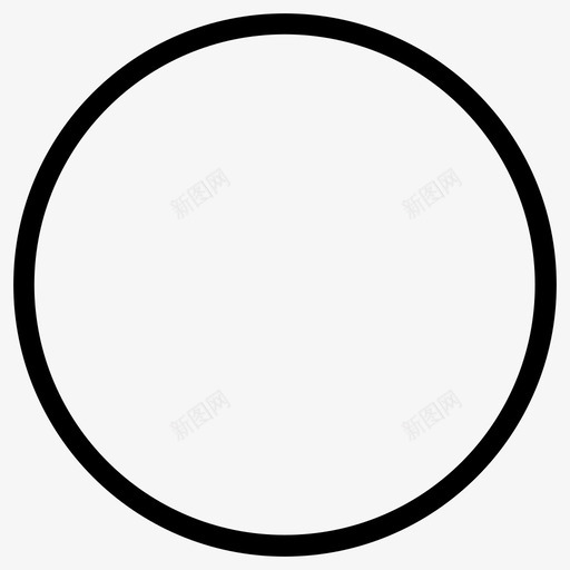 圆圆周场图标svg_新图网 https://ixintu.com 几何 圆周