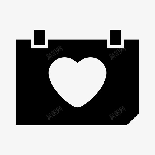 婚礼日已添加日历图标svg_新图网 https://ixintu.com ui web 婚礼 字形 日历 日期 日程 添加 营销