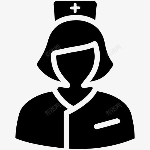 护士医院医生图标svg_新图网 https://ixintu.com 医生 医疗 医院 姐妹 护士 治疗