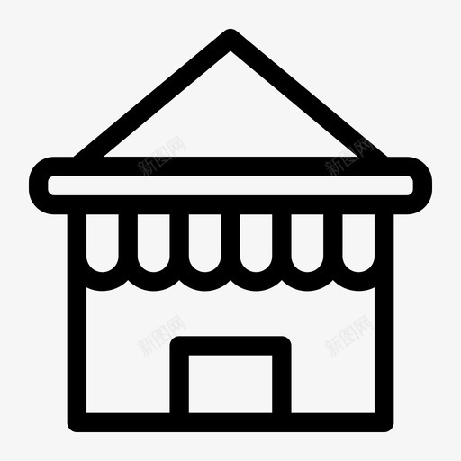 建筑市场采购图标svg_新图网 https://ixintu.com 商店 建筑 建筑市场 贸易 采购 采购商